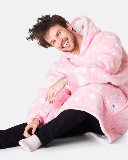 HappyHoodie Pink Stars für Ostern für Männer und Frauen