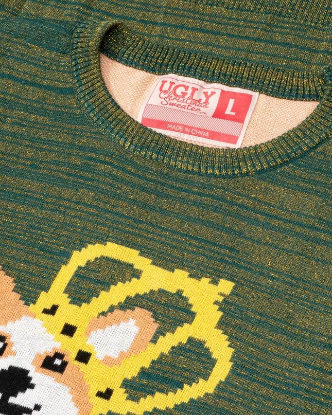 Queen Corgi Hundeliebhaber Hässlicher Weihnachtspullover