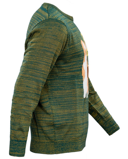 Queen Corgi Hundeliebhaber Hässlicher Weihnachtspullover