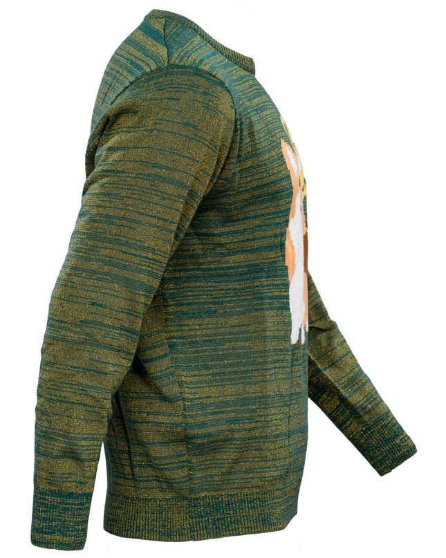 Queen Corgi Hundeliebhaber Hässlicher Weihnachtspullover