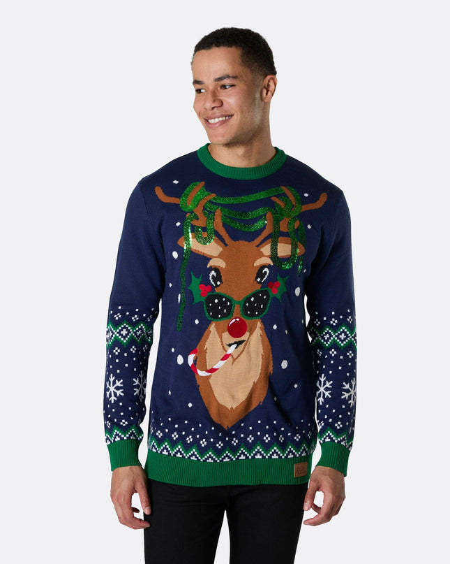 Men's Rudolph Christmas Sweater