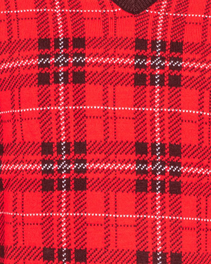 Removable Sleeves Reindeer Antlers Ugly Sweater Vest