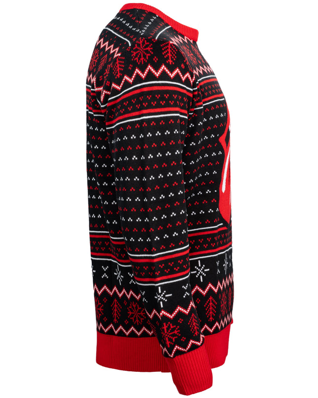 Rolling Stones Lippen und Zunge Hässlicher Weihnachtspullover