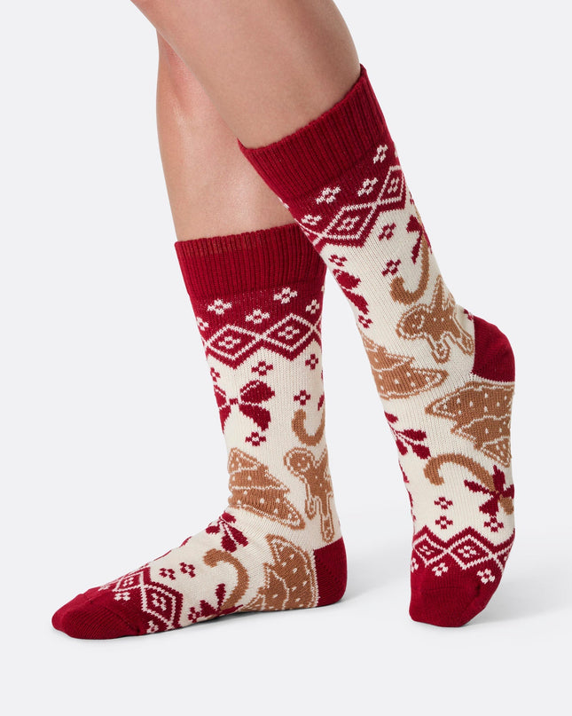 Lebkuchen-Weihnachtsstricksocken