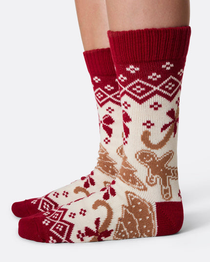 Lebkuchen-Weihnachtsstricksocken