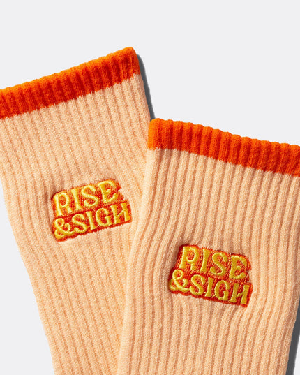 Rise & Sigh Tennis Socks