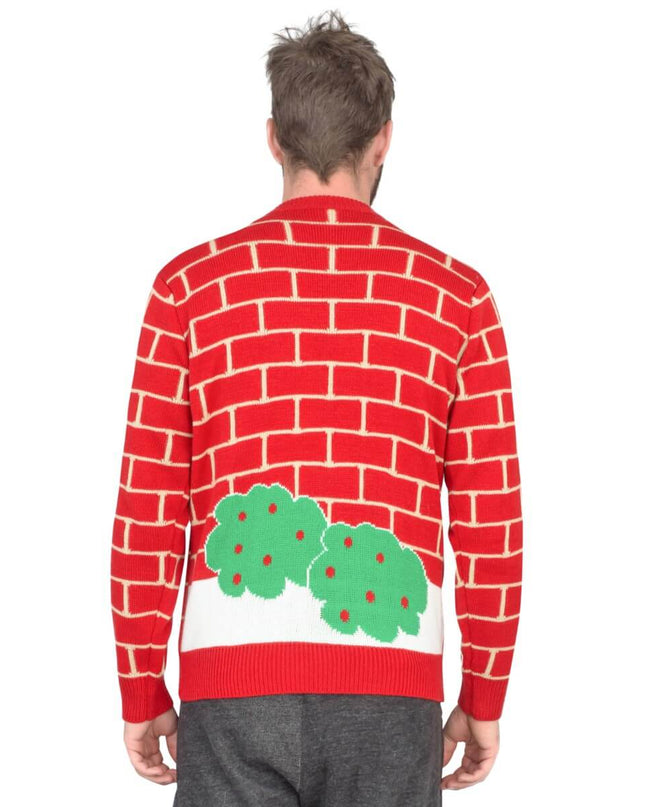 Weihnachtsmann 3D Schornstein kletternder hässlicher Weihnachtspullover