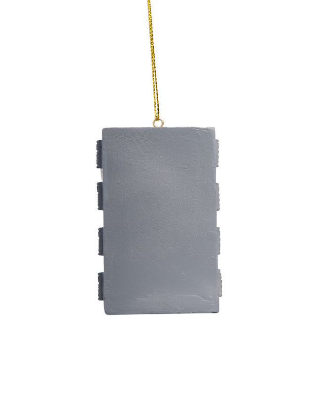 Weihnachtsmann-Dekoration in Karbonit eingefroren