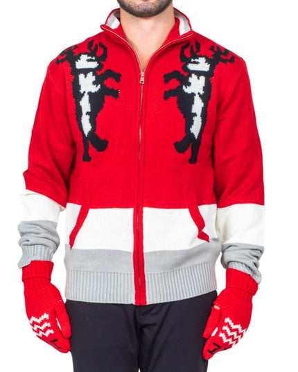 Santa Claus Movie Deluxe Costume Set: Sweater, Hat & Mittens