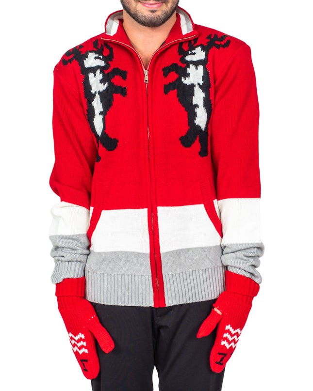 Santa Claus Movie Deluxe Set: Sweater, Hat & Mittens