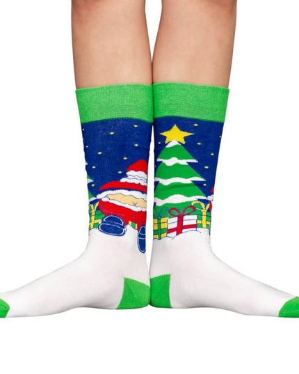Weihnachtssocken mit dem Motiv „Santa's Butt Crack“ für Erwachsene