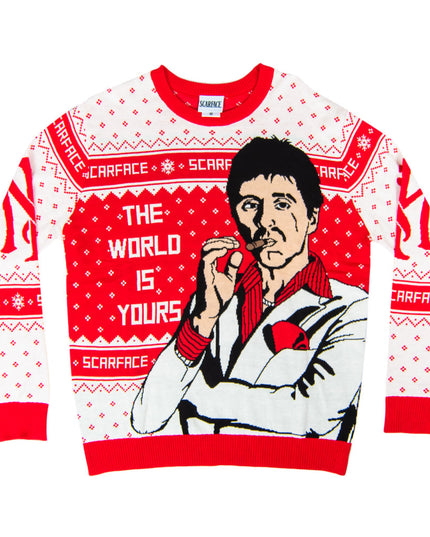 Scarface Tony Montana Ugly Christmas Sweater