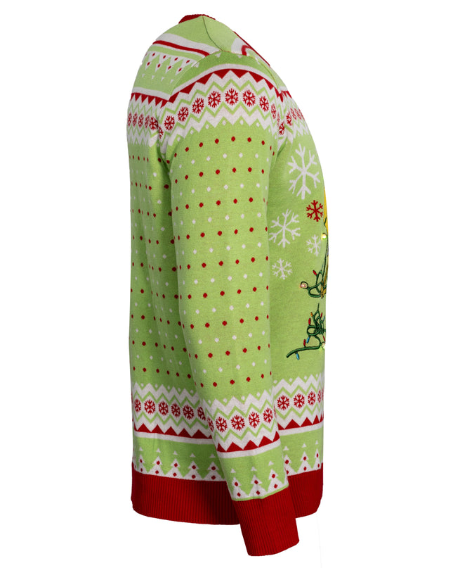 Spongebob Rapunzel – Hässlicher Weihnachtspullover mit LED-Lichtern