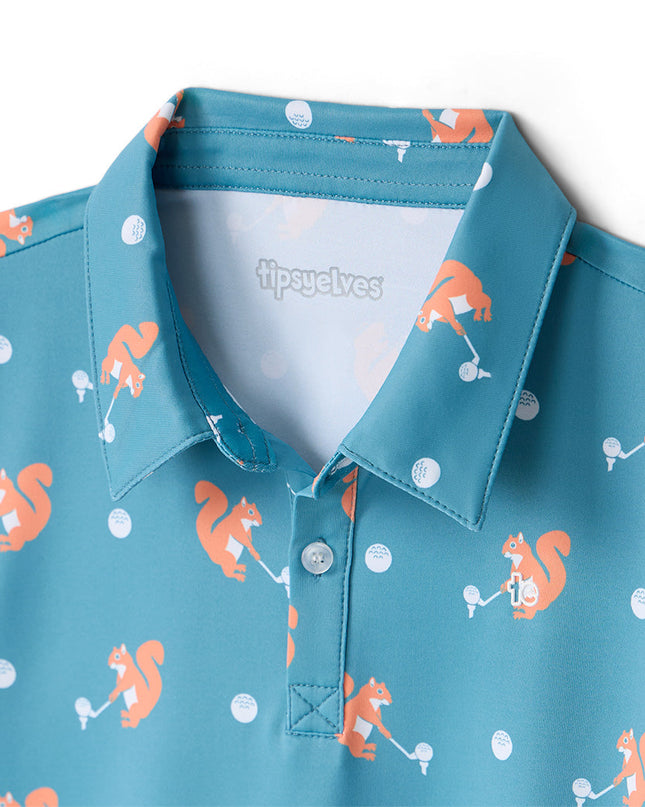 Toddler Boy's Squirrel! Golf Polo