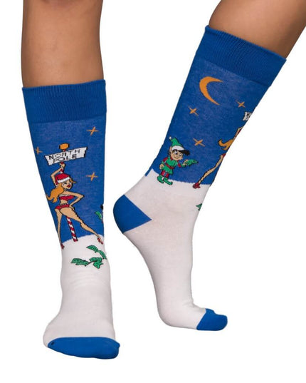 Stripperstange hässliche Weihnachtssocken