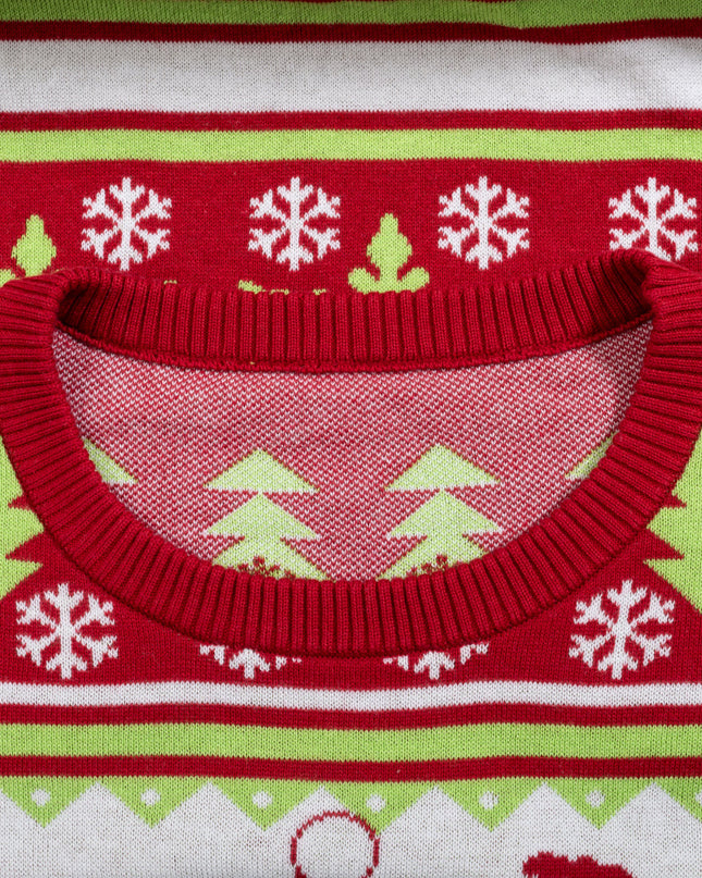 T-Rex-Weihnachtsmannmütze, 3D-Wlappy-Geschenk, hässlicher Weihnachtspullover