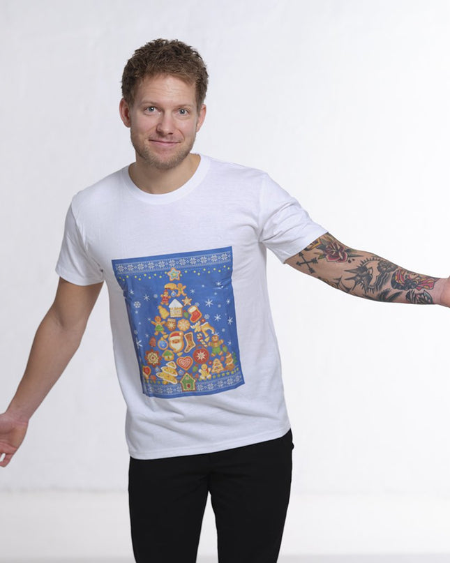 Gemusterter Weihnachtspullover