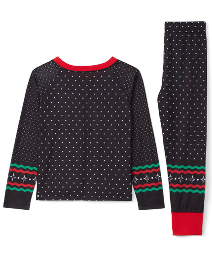 Baby Boy's Fair Isle Rudolph Crew Neck Pajama Set