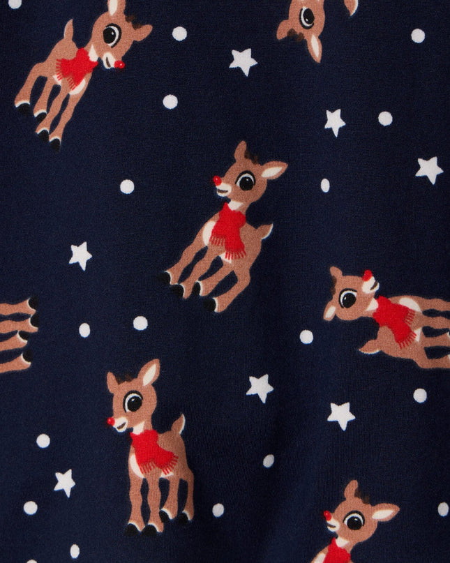 Baby Boy's Rudolph Lapel Pajama Set