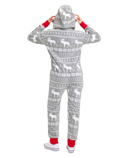 Women's Grey Moose Jumpsuit