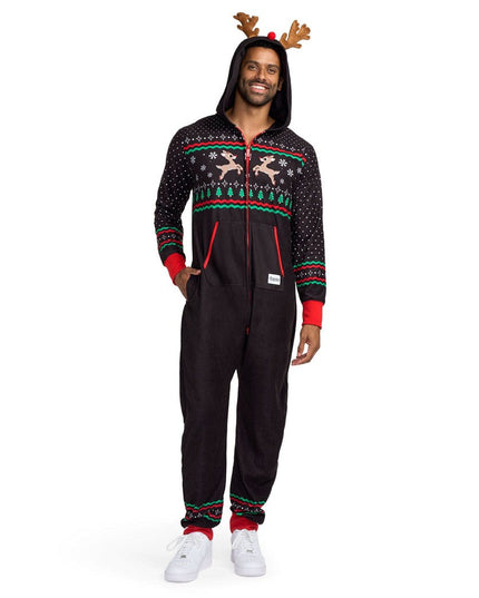 Men's Fair Isle Rudolph Jumpsuit