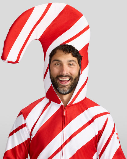 Men's Candy Cane Jumpsuit