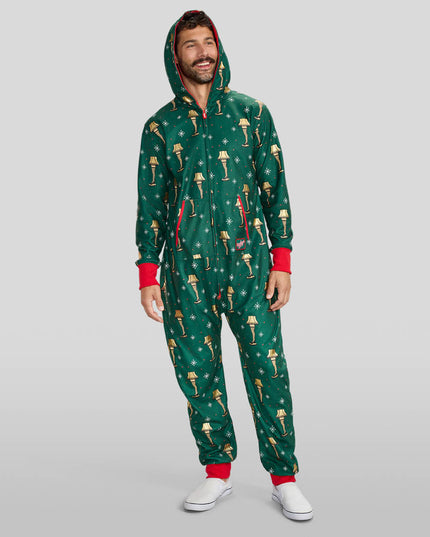 Men's Christmas Story Leg Lamp Jumpsuit