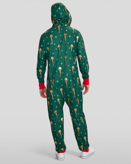 Men's Christmas Story Leg Lamp Jumpsuit