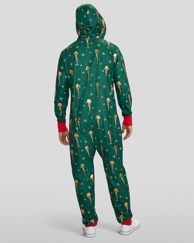 Men's Christmas Story Leg Lamp Jumpsuit