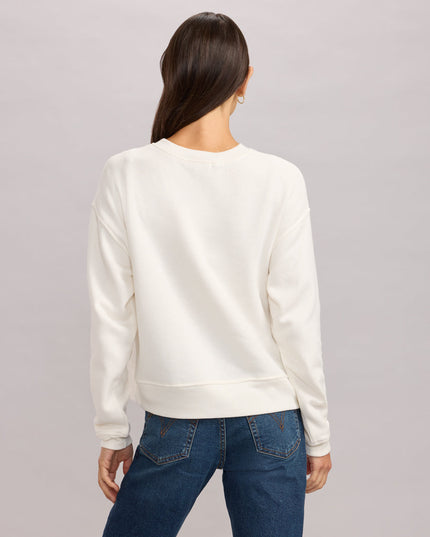 Women's Full of Holiday Spirit Rhinestone Embellished Sweatshirt