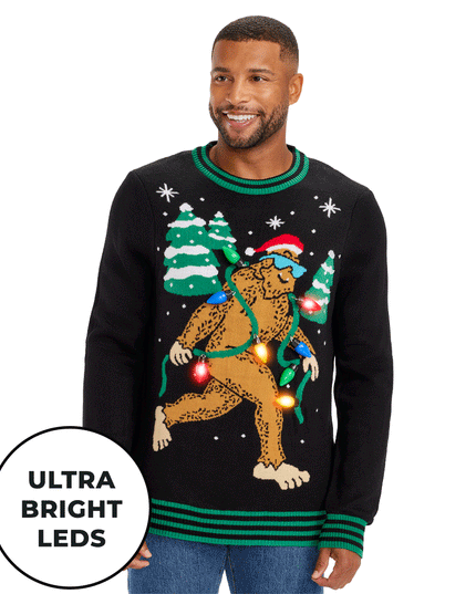 Men's Lit Legend Light Up Ugly Christmas Sweater