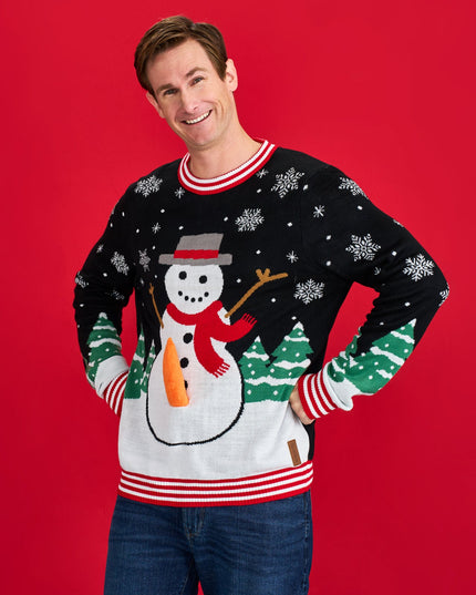 Men's Frisky Frosty Pump Ugly Christmas Sweater