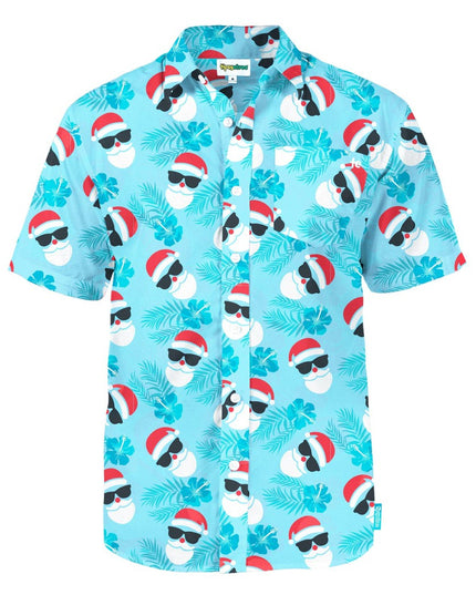Men's Shady Santa Button Down Shirt