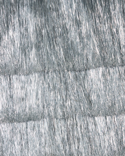 Women's Silver Tinsel Fringe Shorts