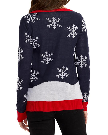 Women's Winter Whale Tail Ugly Christmas Sweater