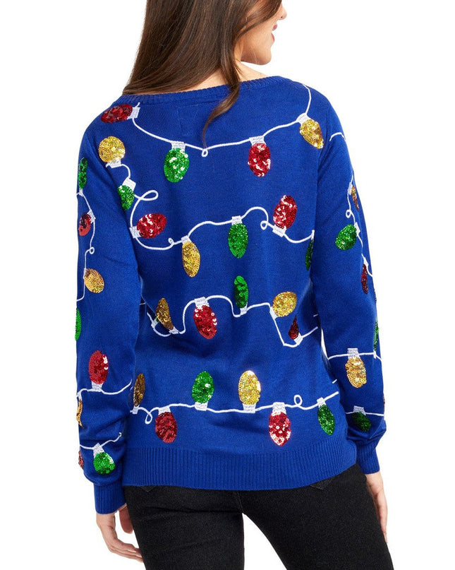 Women's Christmas Lights Ugly Christmas Sweater