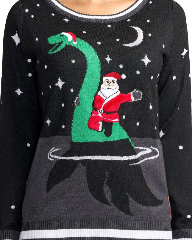 Women's Nessie Ugly Christmas Sweater
