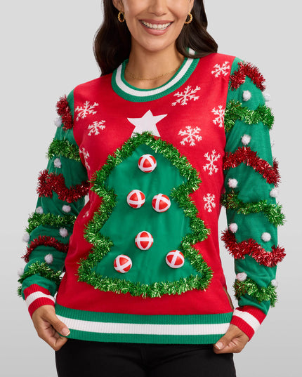 Women's Deck the Halls Game Ugly Christmas Sweater