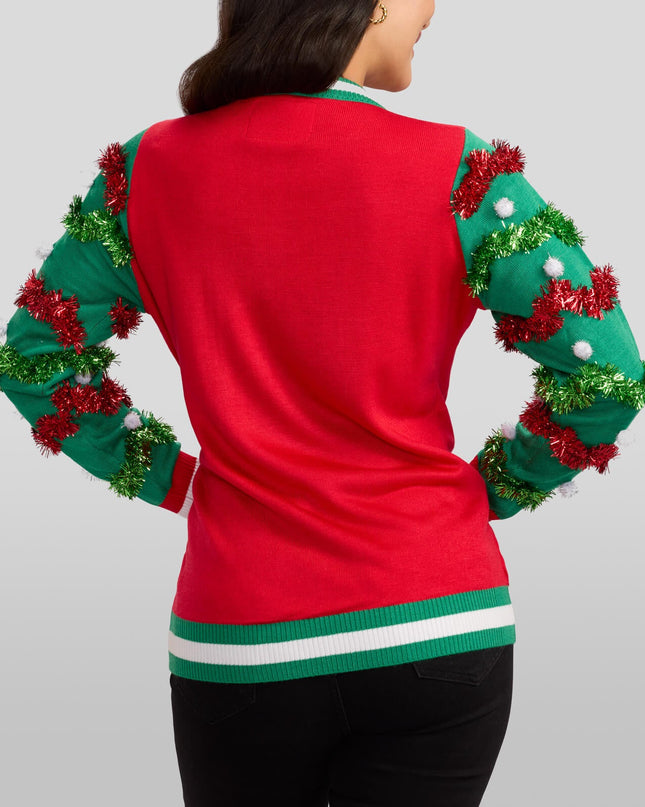 Women's Deck the Halls Game Ugly Christmas Sweater