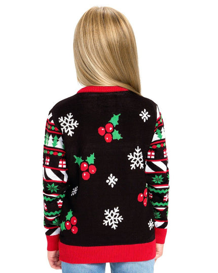 Girl's Dart Board Game Ugly Christmas Sweater