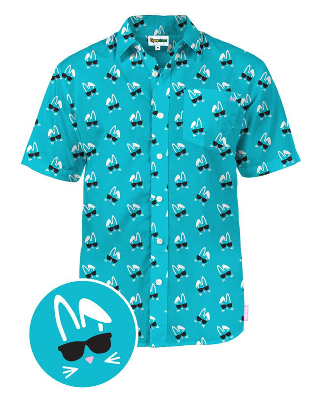 Men's Sunny Bunny Button Down Shirt
