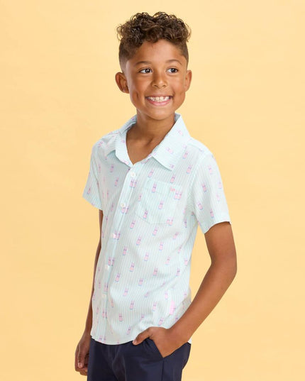 Boy's PEEPS® Shady Lil' Sugar Button Down Shirt