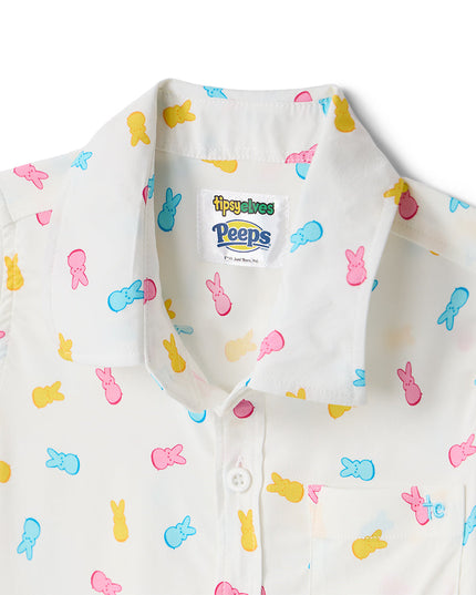Toddler Boy's PEEPS® Party Peeple Button Down Shirt
