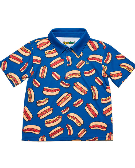 Toddler Boy's Hot Dog Polo Shirt