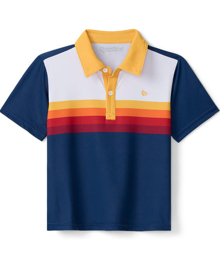 Toddler Boy's Slice of Sunset Golf Polo