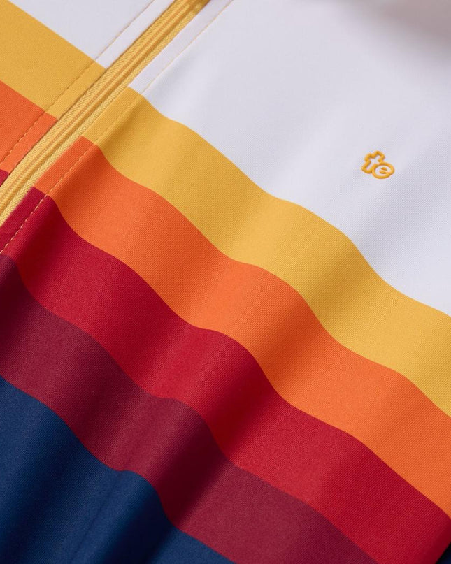 Men's Slice of Sunset Golf Quarter Zip Pullover