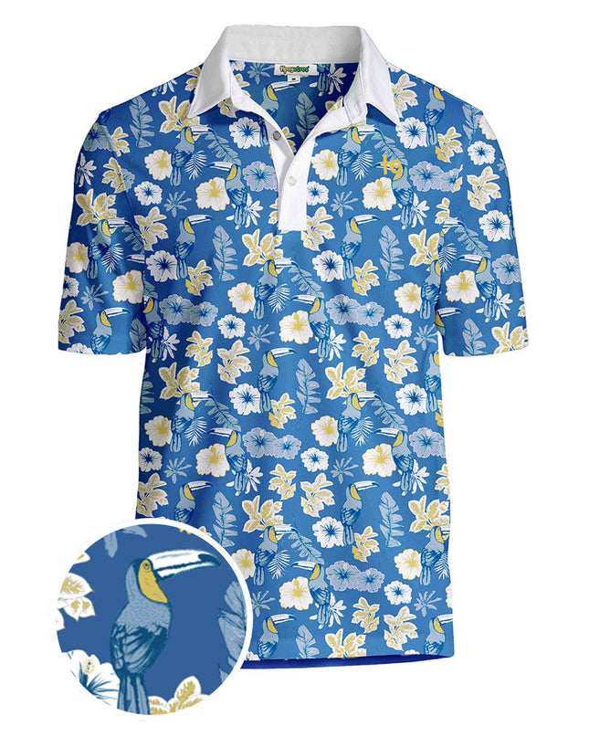 Men's Blue Botanics Pickleball Shirt
