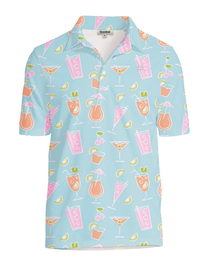 Men's Cocktail Caddy Pickleball Shirt