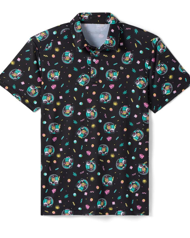 Men's Cart Dog Golf Polo