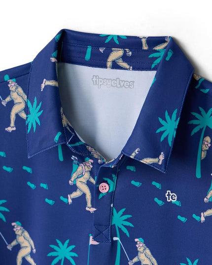 Toddler Boy's Bigfoot Bogey Golf Polo